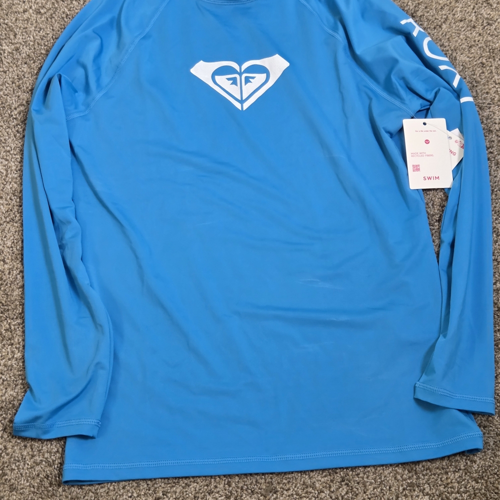 Roxy Aqua Long Sleeve Rash Guard